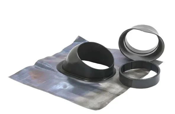 Faber avgass deksel takterminal for skråtak, ø150/100mm, Justerbar, 10-45°