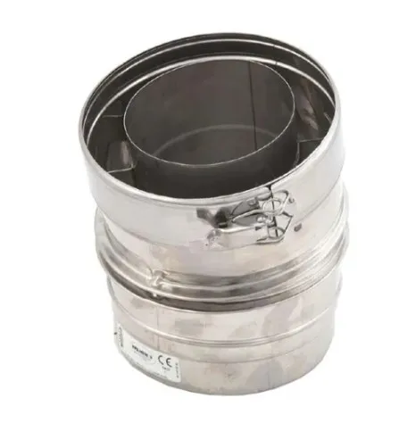 Faber avgass MV-bend 15°, ø200/130mm