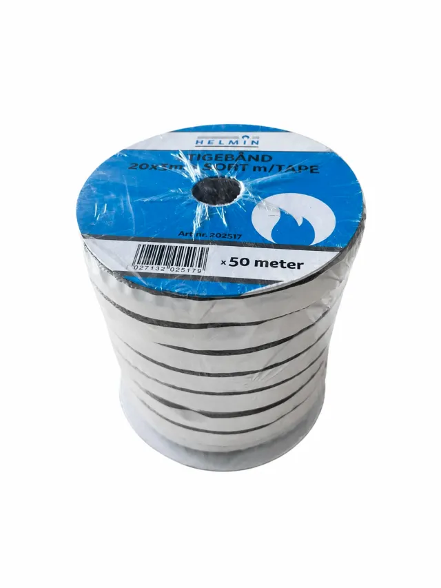 STIGEBÅND 20x3mm m/tape TIL GLASS I OVN  50m