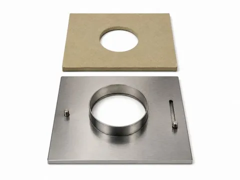 Flens til Blue Chimney 310-200 for firkant pipeløp (42*42cm)