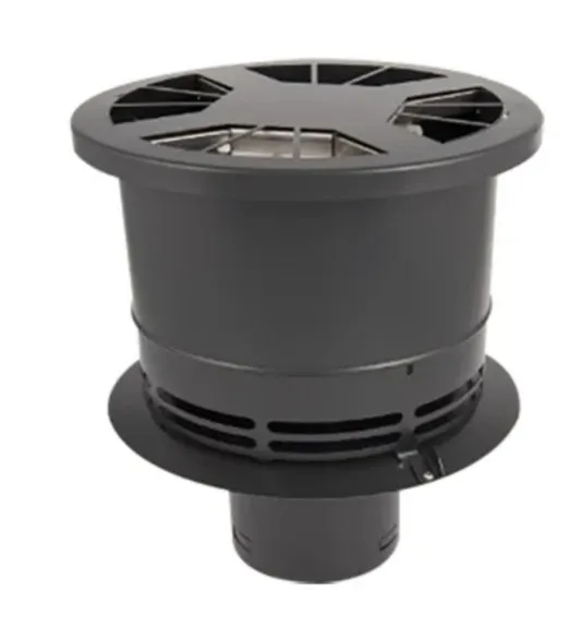 Røyksuger Blue Chimney 265-Ø150 sort m/fjernkontroll