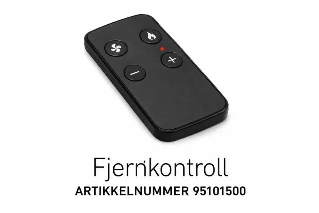 Eva Calor Sort fjernkontroll