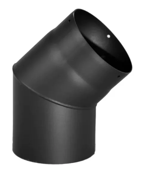 Ø150 45grader 2-delt u/luke
